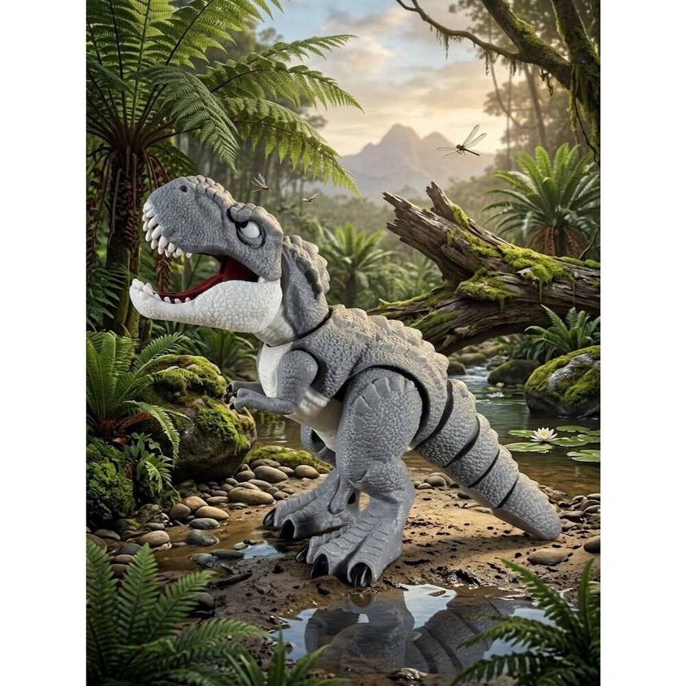 3D Printed Articulated Tyrannosaurus Rex T-Rex Dinosaur 11 Inches Long
